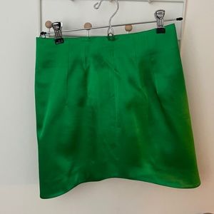 Green Zara Miniskirt